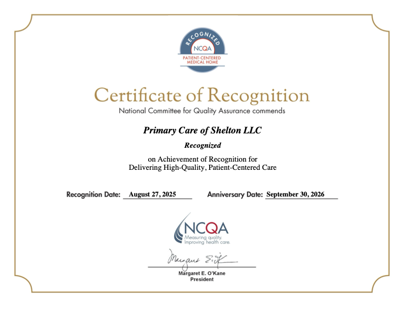 NCQA Certificate